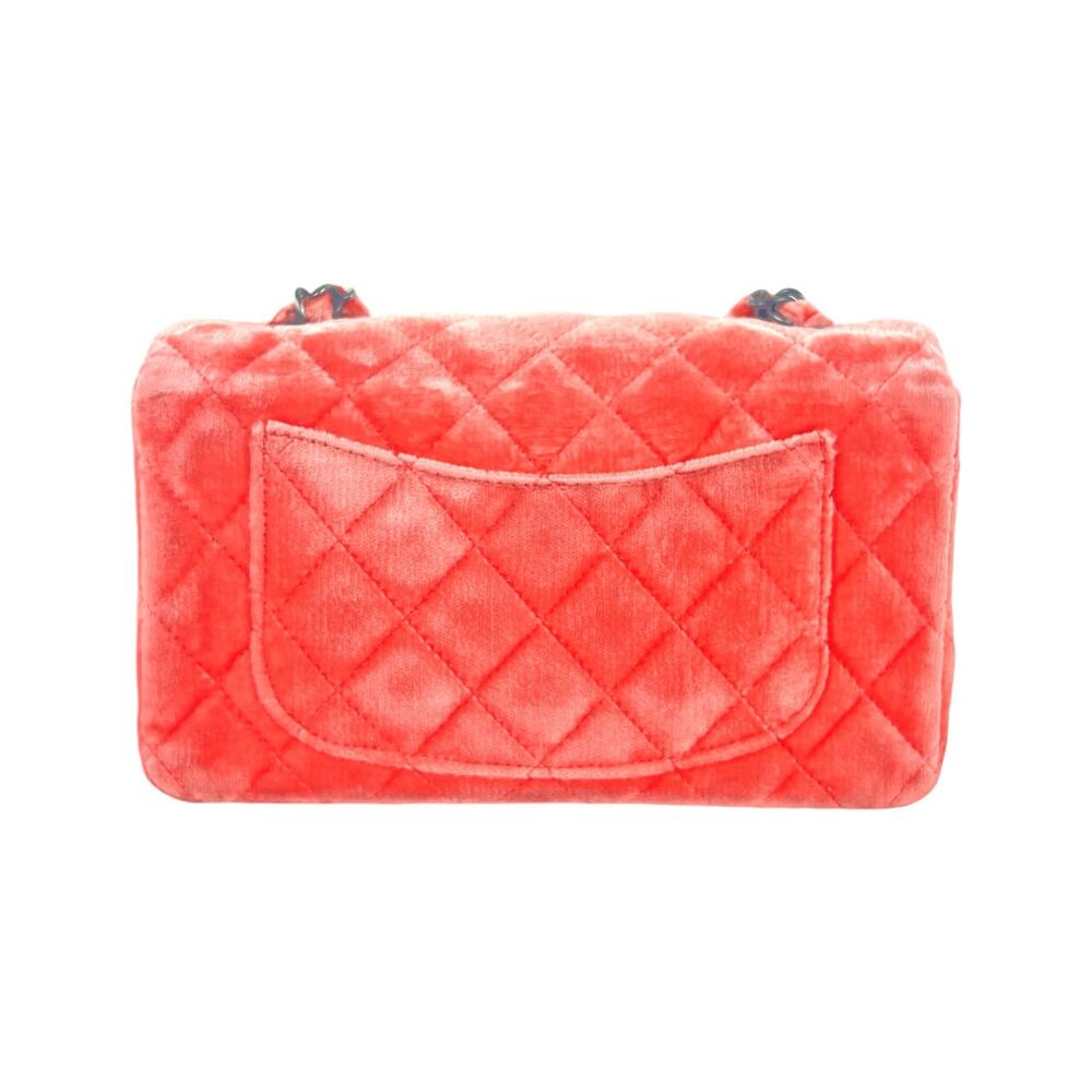 Chanel Classic Single Flap Quilted Velvet Crossbody Bag - Picture 2 of 10